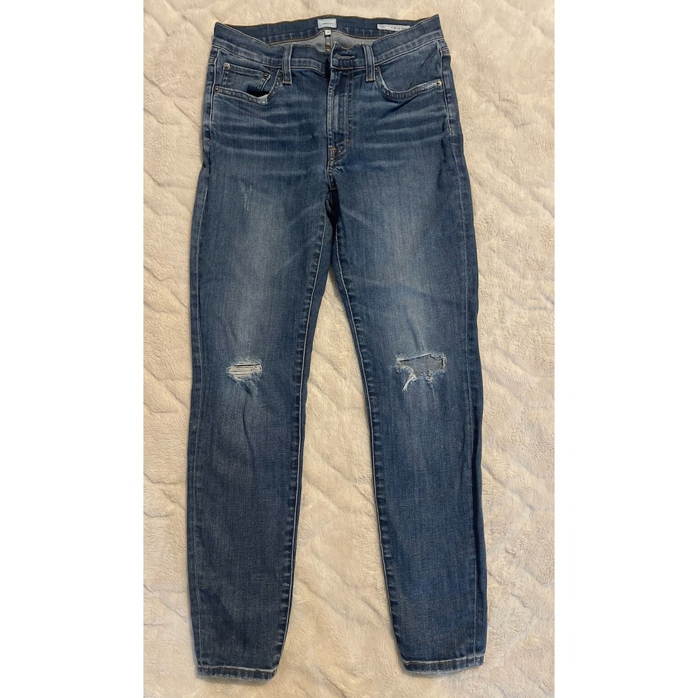 Edwin Pixie Mid Rise Skinny Jeans Womens Size‎ 27 Medium Wash Stretch Denim